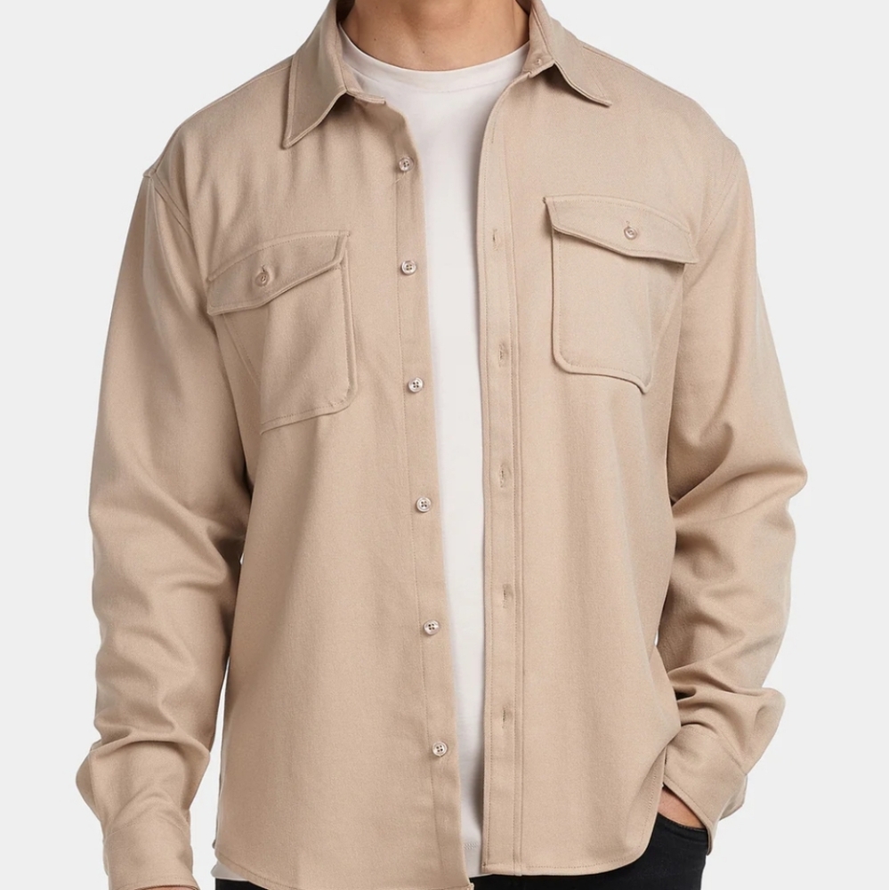 Icon Amsterdam The Dante Overshirt Irish Cream